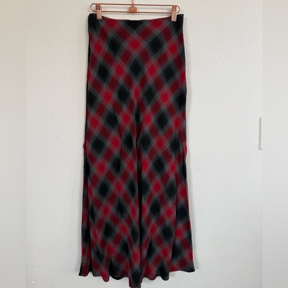 Y2K Maxi Skirt | 100% Rayon | Vintage-Inspired Grunge Chic - Picture 2 of 6